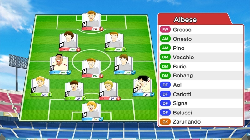 Lineup of FC Albese