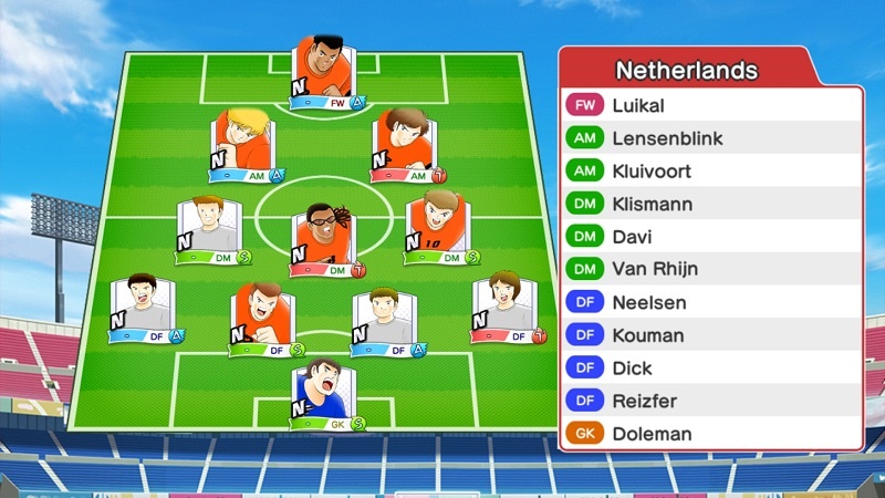 Lineup of Holland Olympic
