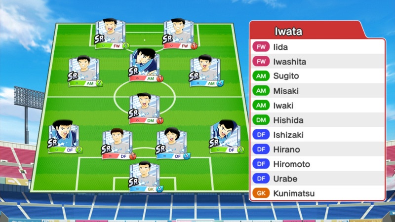 Lineup of Jubilo Iwata